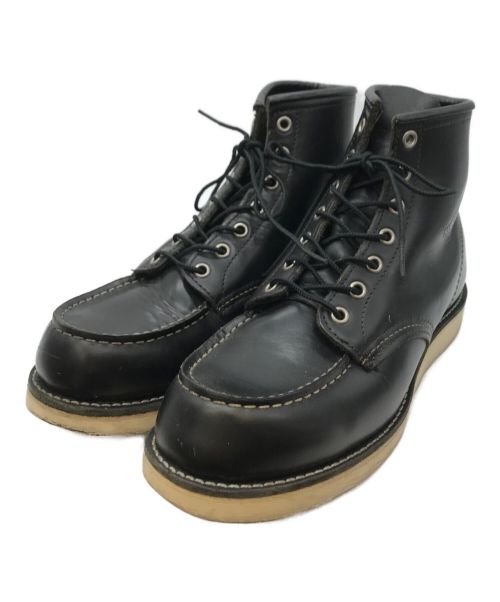 RED WING（レッドウィング）RED WING (レッドウィング) IRISH SETTER 6' MOC-TOE ブラック サイズ:8 1/2の古着・服飾アイテム