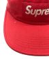 中古・古着 SUPREME (シュプリーム) Washed Chino Twill Camp Cap レッド：7800円