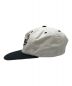 SAINT MICHAEL (セントマイケル) CAP SAINT WHITE/BLACK キャップ ホワイト×ネイビー：9800円