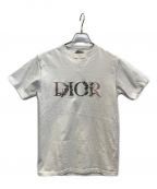 DIOR HOMMEディオール オム）の古着「21SS フラワーロゴTシャツ」｜ネイビー