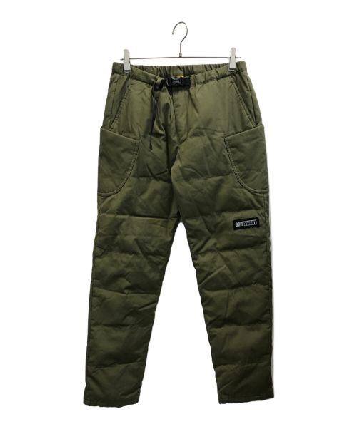 GRIP SWANY（グリップスワニー）GRIP SWANY (グリップスワニー) DOWN CAMP PANTS 3.0 カーキ サイズ:Lの古着・服飾アイテム