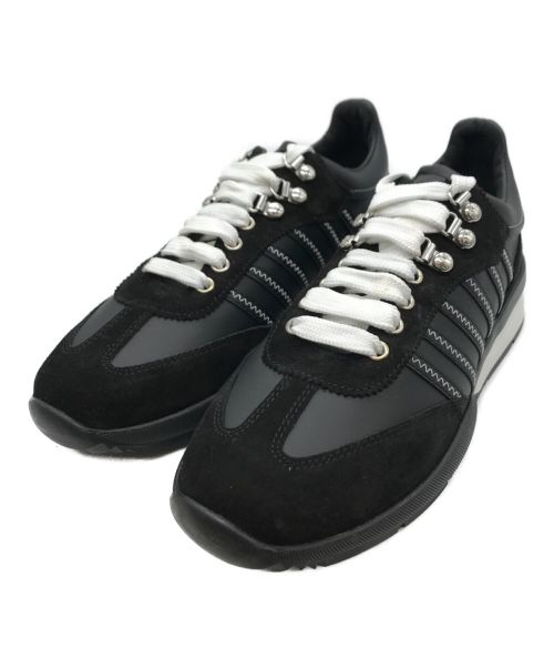 DSQUARED2（ディースクエアード）DSQUARED2 (ディースクエアード) ORIGINAL LEGEND SNEAKERS ブラック サイズ:42の古着・服飾アイテム