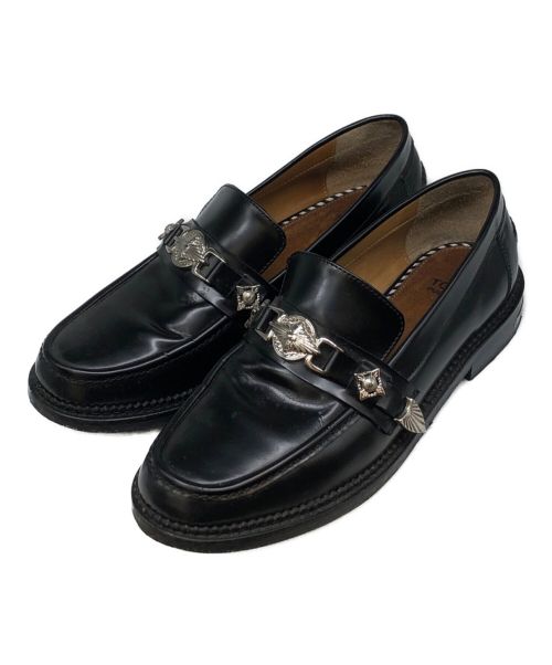 TOGA PULLA（トーガ プルラ）TOGA PULLA (トーガ プルラ) METAL LOAFER ローファー ブラック サイズ:41の古着・服飾アイテム