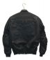 HOUSTON (ヒューストン) MA-1 BLACK KNIGHTS MESH JACKET ブラック サイズ:M：7800円