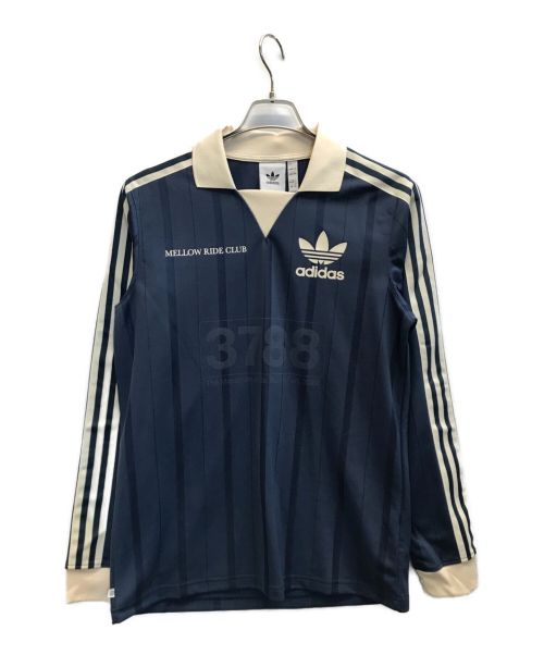 adidas（アディダス）adidas (アディダス) mellow ride club ゲームシャツ ブルー サイズ:Mの古着・服飾アイテム