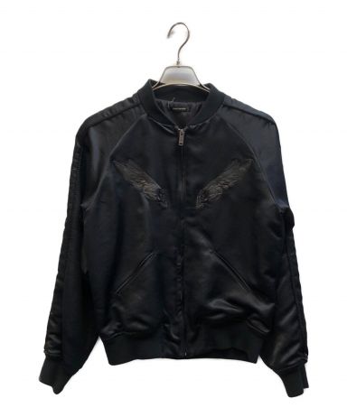 【中古・古着通販】CHRISTIAN DADA (クリスチャンダダ) LAMENTS EMBROIDERY SIGNATURE SOUVENIR  JACKET ブラック サイズ:46｜ブランド・古着通販 トレファク公式【TREFAC FASHION】スマホサイト