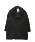 FDLT（エフディーエルティー）の古着「MELTON LOOSE 8B P-COAT」｜ブラック