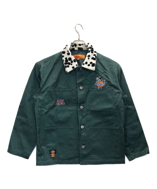 Dickies（ディッキーズ）Dickies (ディッキーズ) Left Alone (レフトアローン) 2WAYカラーカバーオール グリーン サイズ:Mの古着・服飾アイテム