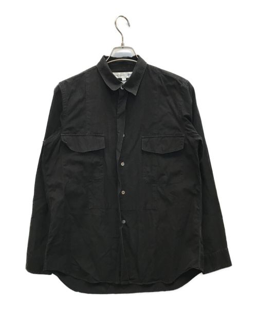 COMME des GARCONS SHIRT（コムデギャルソンシャツ）COMME des GARCONS SHIRT (コムデギャルソンシャツ) 長袖シャツ ブラック サイズ:Mの古着・服飾アイテム