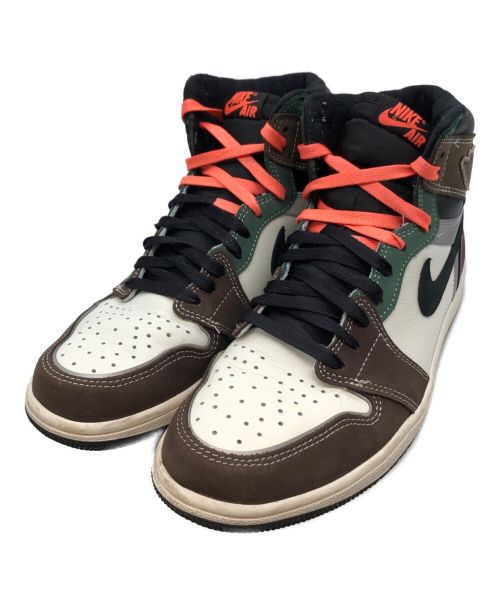 NIKE（ナイキ）NIKE (ナイキ) AIR JORDAN 1 RETRO HIGH OG ホワイト×ブラウン サイズ:US8の古着・服飾アイテム