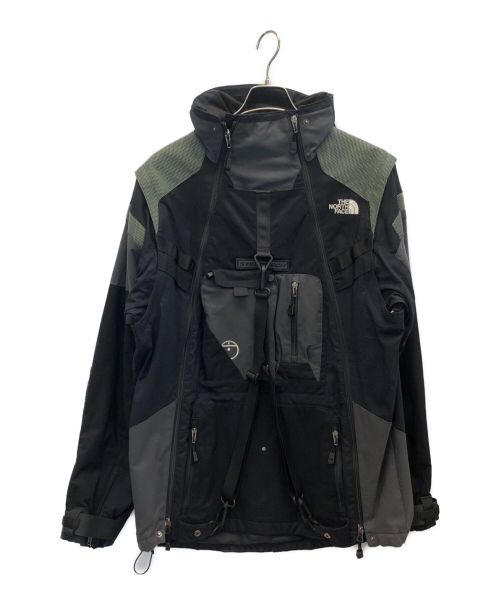 THE NORTH FACE（ザ ノース フェイス）THE NORTH FACE (ザ ノース フェイス) STEEP TECH マウンテンジャケット ブラック×グレー サイズ:Mの古着・服飾アイテム