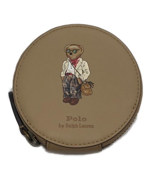 POLO RALPH LAUREN（ポロ・ラルフローレン）POLO RALPH LAUREN (ポロ・ラルフローレン) ポロベアコインケース ベージュの古着・服飾アイテム