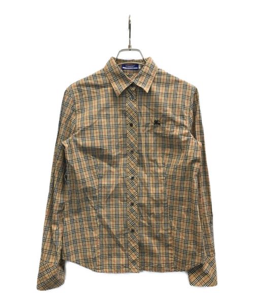 BURBERRY LONDON（バーバリーロンドン）BURBERRY LONDON (バーバリー ロンドン) ノバチェックシャツ ベージュ サイズ:38の古着・服飾アイテム