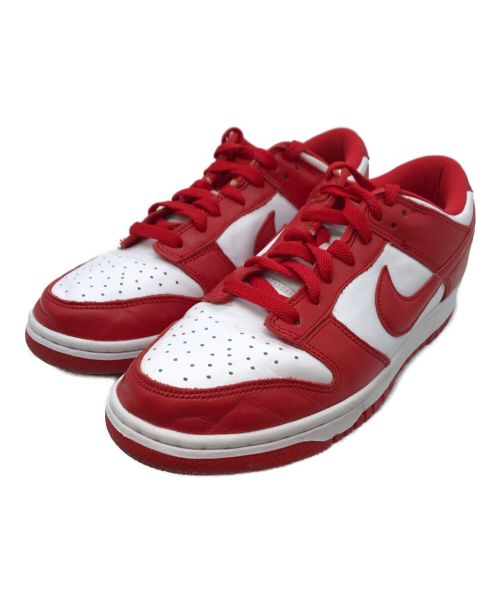 NIKE（ナイキ）NIKE (ナイキ) DUNK LOW SP WHITE/UNIVERSITY RED レッド サイズ:US8の古着・服飾アイテム