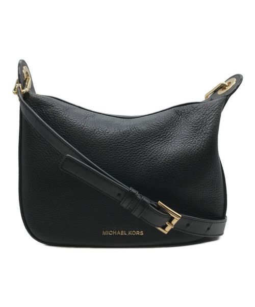 MICHAEL KORS（マイケルコース）MICHAEL KORS (マイケルコース) Raven Medium Leather Messenger Bag ブラックの古着・服飾アイテム