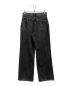 JOHN LAWRENCE SULLIVAN (ジョンローレンスサリバン) WASHED DENIM WIDE PANTS ブラック サイズ:46：28000円