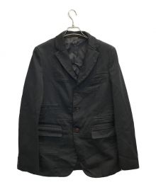 COMME des GARCONS HOMME DEUX（コムデギャルソン オム ドゥ）の古着「24SS縮絨ジャケット」｜ブラック