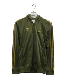 adidas×PALACE（アディダス×パレス）の古着「Hooded Firebird Track Top」｜カーキ