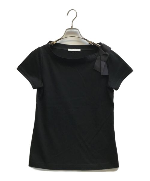 FOXEY NEWYORK（フォクシーニューヨーク）FOXEY NEWYORK (フォクシーニューヨーク) T-shirt(Charm Boat) ブラック サイズ:38の古着・服飾アイテム