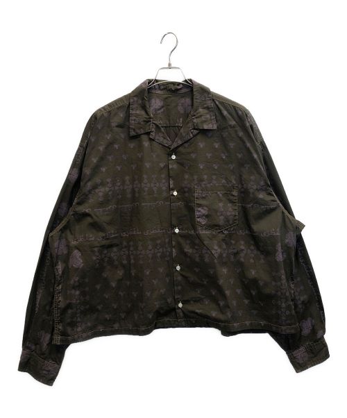 sillage（シアージ）Sillage (シアージ) SOCOTRA オープンカラーシャツ オリーブ サイズ:FREEの古着・服飾アイテム