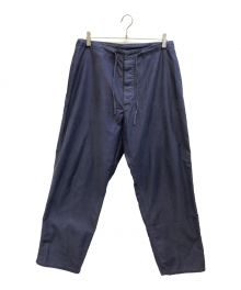 BLURHMS（ブラームス）の古着「Light Moleskin Easy Work Pants」｜ネイビー