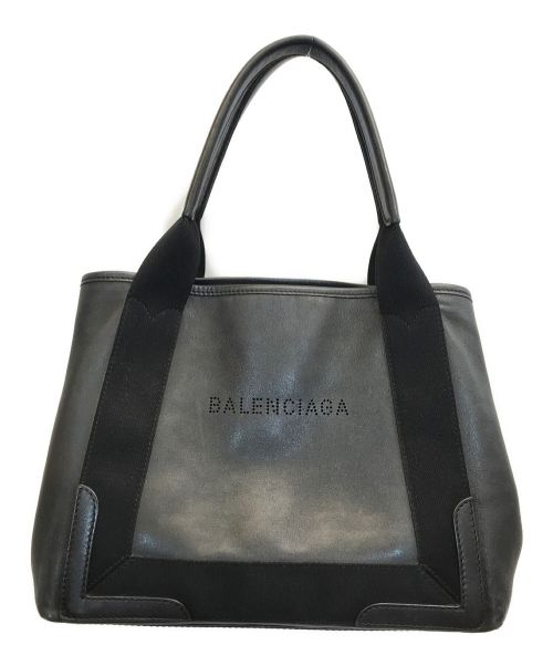 BALENCIAGA（バレンシアガ）BALENCIAGA (バレンシアガ) NAVY CABAS S ブラックの古着・服飾アイテム