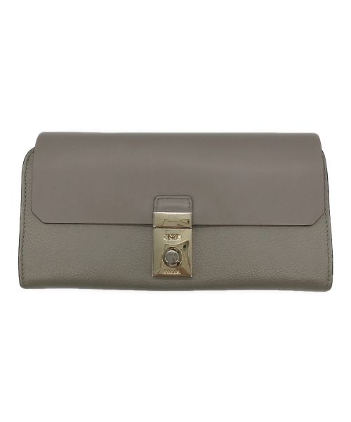 FURLA（フルラ）FURLA (フルラ) 1927 CONTINENTAL WALLET ベージュの古着・服飾アイテム