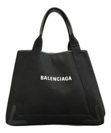 BALENCIAGA（バレンシアガ）の古着「ネイビーカバスM」｜ブラック