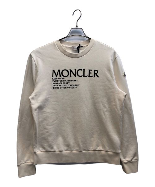 MONCLER（モンクレール）MONCLER (モンクレール) MAGLIA GIROCOLLO ベージュ サイズ:Lの古着・服飾アイテム