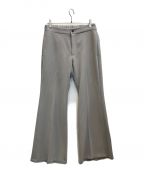 ATTACHMENTアタッチメント）の古着「STRETCH DOUBLE CLOTH FLARED TROUSERS」｜グレー