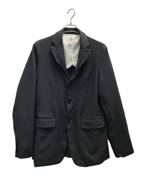 COMME des GARCONS HOMME DEUX（コムデギャルソン オム ドゥ）COMME des GARCONS HOMME DEUX (コムデギャルソン オム ドゥ) 24SSポリ縮絨チェックジャケット グレー サイズ:Mの古着・服飾アイテム