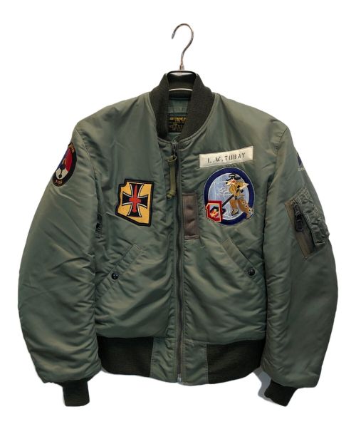 BUZZ RICKSON'S（バズリクソンズ）BUZZ RICKSON'S (バズリクソンズ) TYPE MA-1 “LION UNIFORM INC.” カーキ サイズ:MEDIUMの古着・服飾アイテム