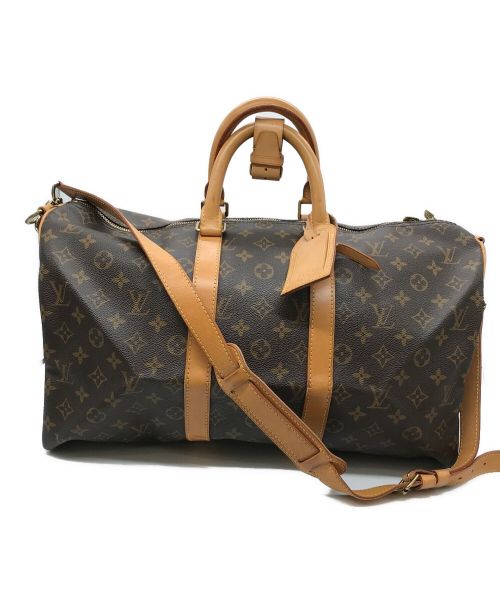 LOUIS VUITTON（ルイ ヴィトン）LOUIS VUITTON (ルイ ヴィトン) モノグラム キーポル・バンドリエール45 ブラウンの古着・服飾アイテム