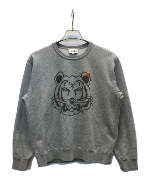 KENZO（ケンゾー）KENZO (ケンゾー) タイガープリントスウェットシャツ グレー サイズ:Sの古着・服飾アイテム