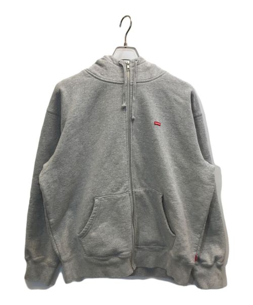 SUPREME（シュプリーム）SUPREME (シュプリーム) Small BOX LOGO ZIP UP Hooded Sweatshirt グレー サイズ:Lの古着・服飾アイテム