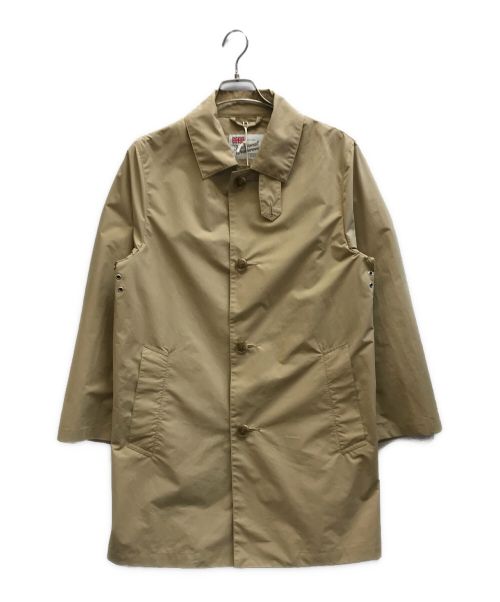 Traditional Weatherwear（トラディショナルウェザーウェア）Traditional Weatherwear (トラディショナルウェザーウェア) DERBY B/T COAT ステンカラーコート ベージュ サイズ:38の古着・服飾アイテム