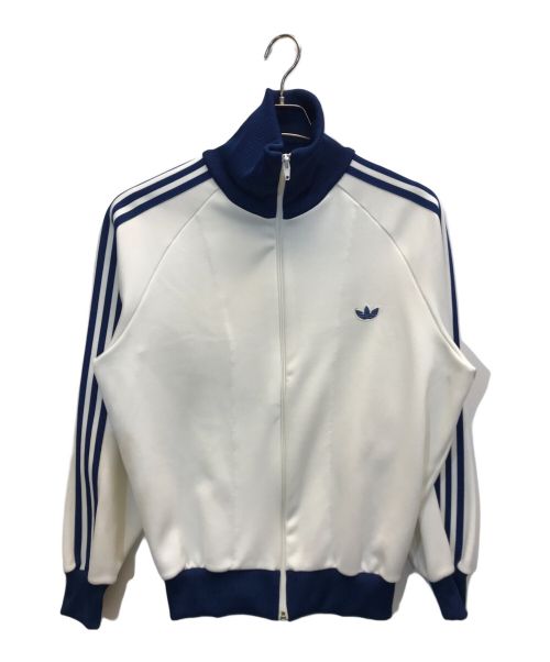 adidas（アディダス）adidas (アディダス) 70~80’s トラックジャケット ホワイト×ブルー サイズ:4の古着・服飾アイテム