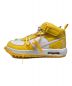 NIKE (ナイキ) OFFWHITE (オフホワイト) AIR FORCE 1 MID SP LTHR イエロー サイズ:30 未使用品：20000円