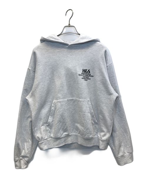 HIDE AND SEEK（ハイドアンドシーク）HIDE AND SEEK (ハイドアンドシーク) Hooded Sweat Shirt-1 グレー サイズ:Mの古着・服飾アイテム