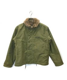 HOUSTON（ヒューストン）の古着「N-1 DECK JACKET」｜ブラック