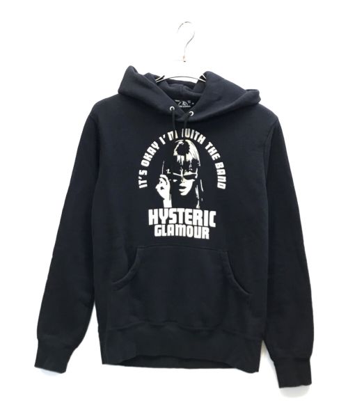 Hysteric Glamour（ヒステリックグラマー）Hysteric Glamour (ヒステリックグラマー) プリントパーカー ダークネイビー サイズ:Mの古着・服飾アイテム