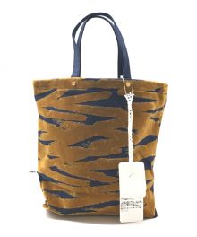 mina perhonen（ミナ ペルホネン）の古着「flocky print tote bag small」｜ブラウン