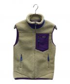 Patagoniaパタゴニア）の古着「Classic Retro-X Vest」｜ベージュ×パープル