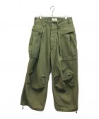 HERILLヘリル）の古着「Denim Cargo Pants」｜カーキ
