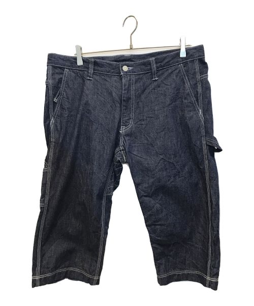 MOMOTARO JEANS（桃太郎ジーンズ）MOMOTARO JEANS (桃太郎ジーンズ) リフレクター・ダブルヒップ・クロップドワークパンツ インディゴ サイズ:W36の古着・服飾アイテム