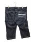 MOMOTARO JEANS (桃太郎ジーンズ) リフレクター・ダブルヒップ・クロップドワークパンツ インディゴ サイズ:W36：7000円