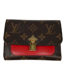 LOUIS VUITTON（ルイ ヴィトン）の古着「ポルトフォイユ・フラワー」｜ブラウン