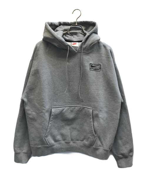 NIKE（ナイキ）NIKE (ナイキ) stussy (ステューシー) NRG Washed Hoodie グレー サイズ:Mの古着・服飾アイテム