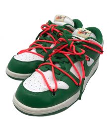 NIKE×OFFWHITE（ナイキ×オフホワイト）の古着「Dunk Low "White/Pine-Green"」｜グリーン×ホワイト