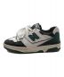 NEW BALANCE (ニューバランス) ローカットスニーカー ホワイト×グリーン サイズ:26cm：8000円